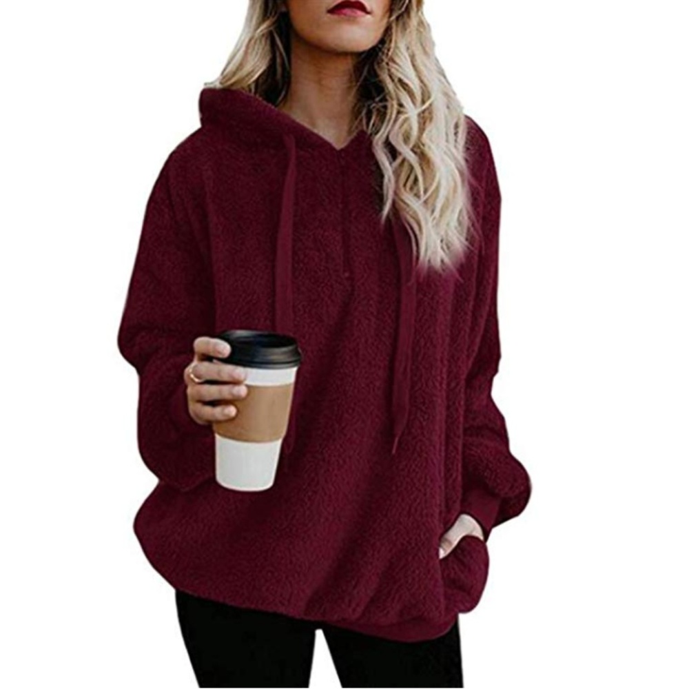 NWT Women's Faux Fleece Hoodie